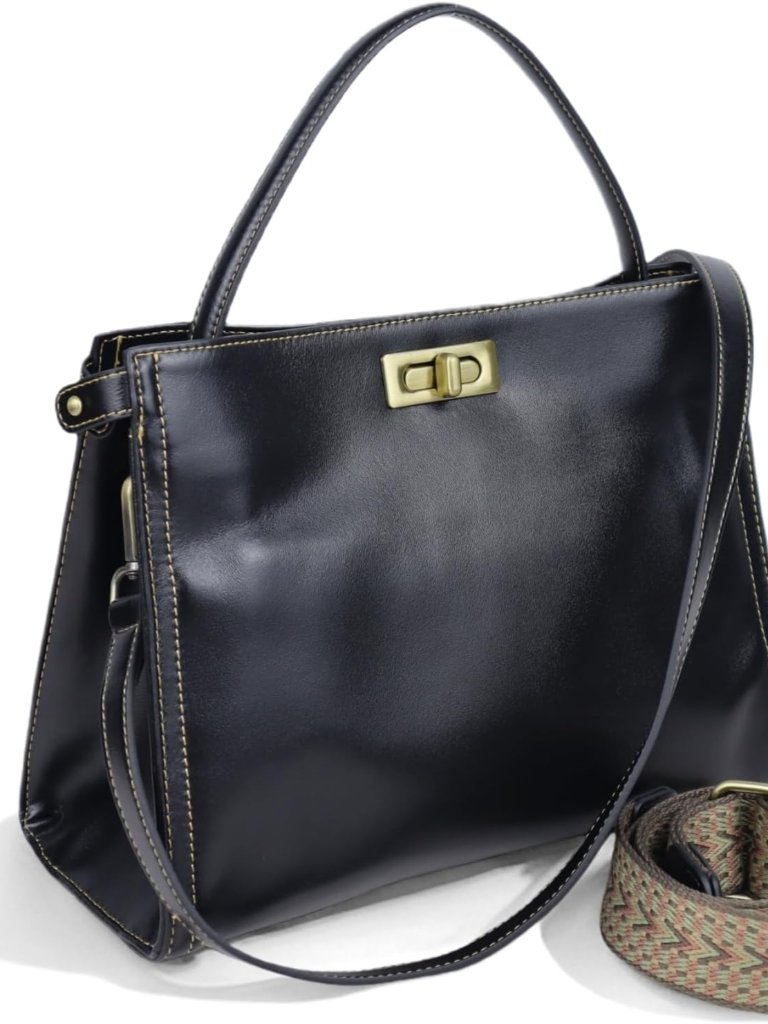 Genuine Leather Handbags For Women Vintage Style Real Leather Purses For Women S